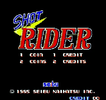 Shot Rider screen shot title